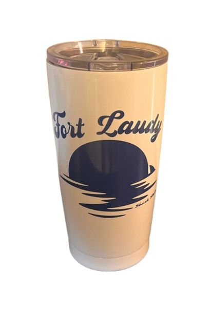 Fort Laudy 20oz Tumbler - White
